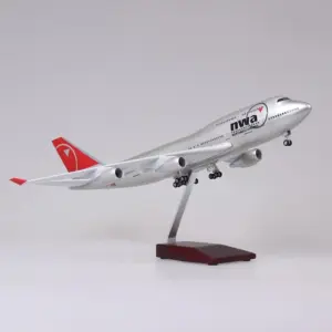 NorthWest Airlines Boeing 747 Model 47cm with LED Lighting 9 S913975c10e2848da87d41027e243991fV