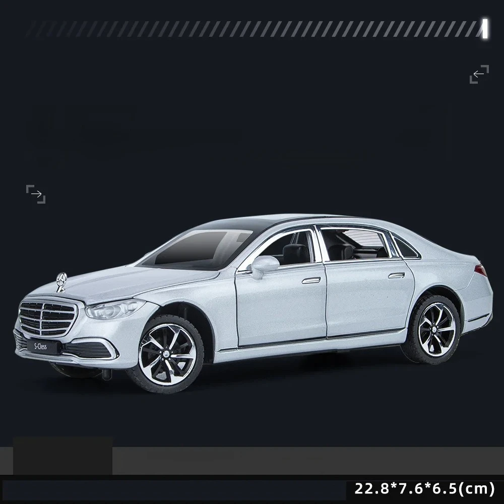 Mercedes-Benz S400L 1:24 Diecast Model Collectible 6 Mercedes-Benz S400L 1:24 Diecast Model Collectible - Image 6