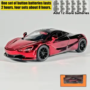 Red McLaren 720S Diecast Model 1:32 Scale 17 S916d78aceb8f4376a701125bb451e8472