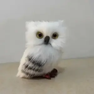 Miniature Plush Owl Decoration for Home 10 S917fce7159754b91a6e537c3407843e9B