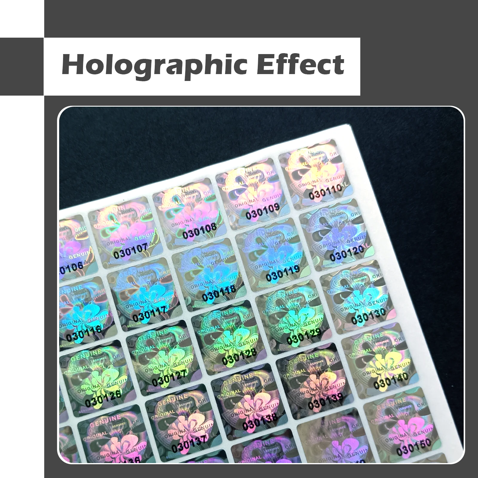 Holographic Security Seal Sticker 15mm Pack 4 Holographic Security Seal Sticker 15mm Pack - Image 4
