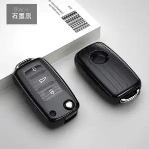 Volkswagen/Kodiaq Alloy Key Cover for Golf, Tiguan 16 S918a518f34c24ab0a7bb12d1d2b00fdba