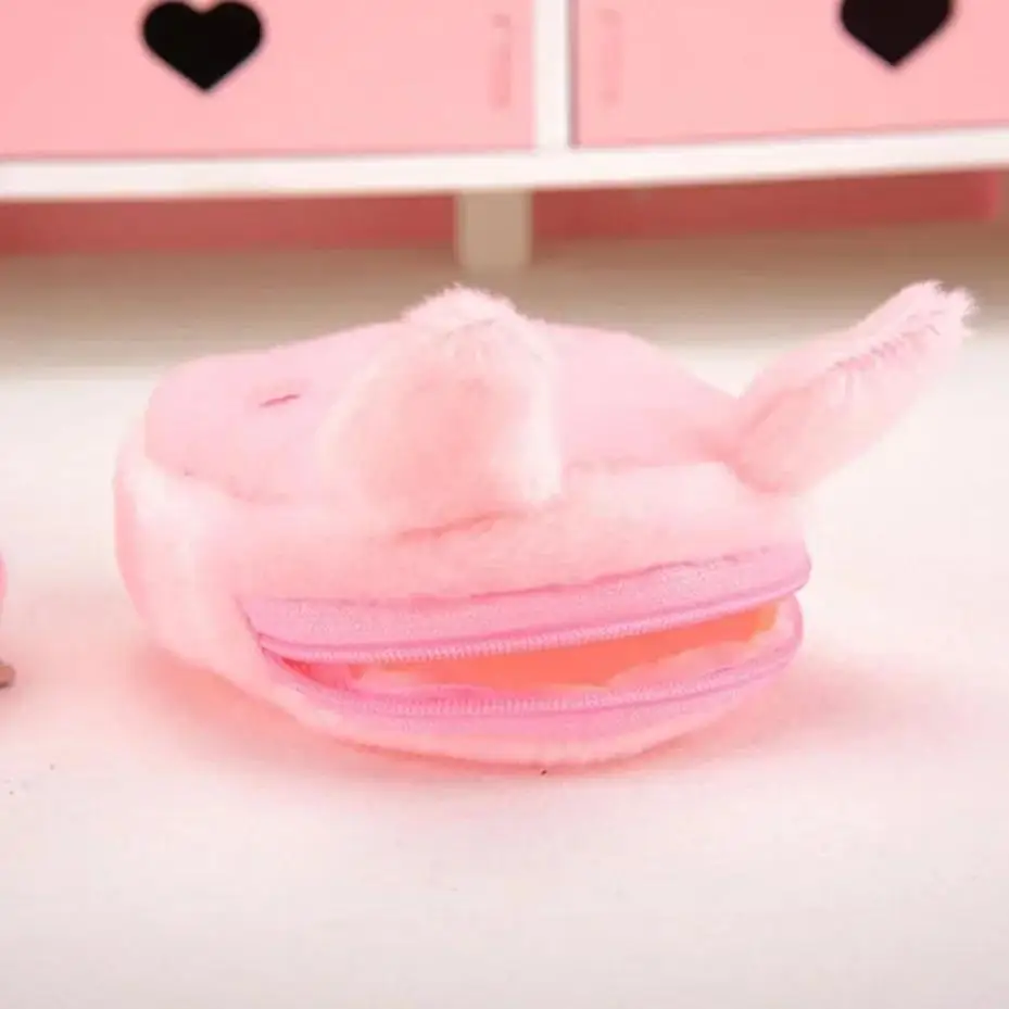 Pink Plush Pig Purse for Adults 3 Pink Plush Pig Purse for Adults - Image 3