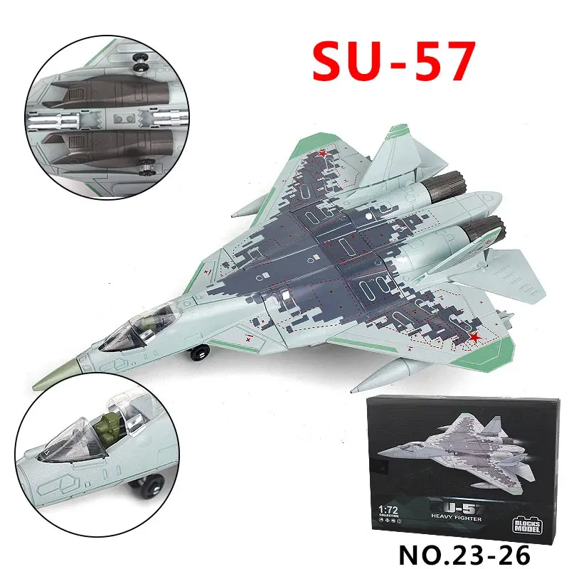 1:72 SU-57 Fighter Jet Model Kit 5 1:72 SU-57 Fighter Jet Model Kit - Image 5