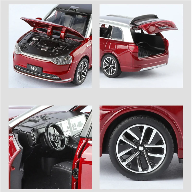 1:32 AITO M9 SUV Diecast Model in Glossy Finish 6 1:32 AITO M9 SUV Diecast Model in Glossy Finish - Image 6