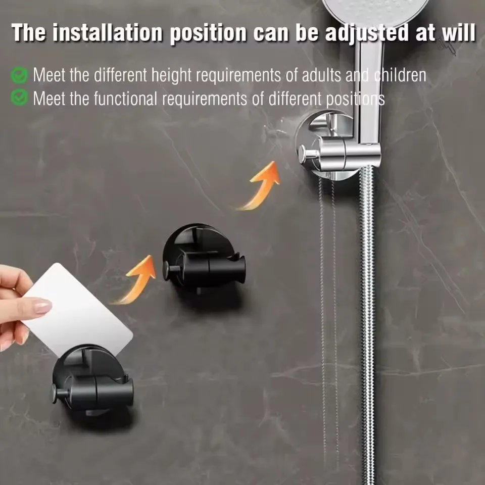 Modern Stainless Steel Shower Head Holder 4 Modern Stainless Steel Shower Head Holder - Image 4