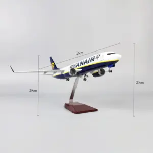 Ryanair B737 47cm Model with LED Lights 10 S92f0d17ddf7d4ff9b49bd867cec75f97I