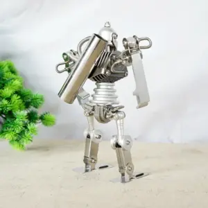 Stainless Steel Robot Figurine - 23.5 cm 8 S9301cf3dc2f84b2ca13fedcb092a8a99o