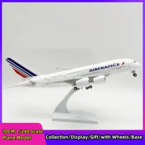 Air France Airbus A380 Resin Model 30cm 1/240 Scale 7 S9324cf3c0c534065aa10559fe4d18c91V
