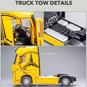 1:36 Scale Realistic Tractor Truck Model 14 S9345bb223edc4875b41fd02fb7f3aeeao