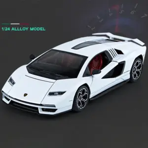 White 1/24 Scale Supercar Model by WELLY 16 S934bc74c26134ae0b4858f41e8b5bf09r