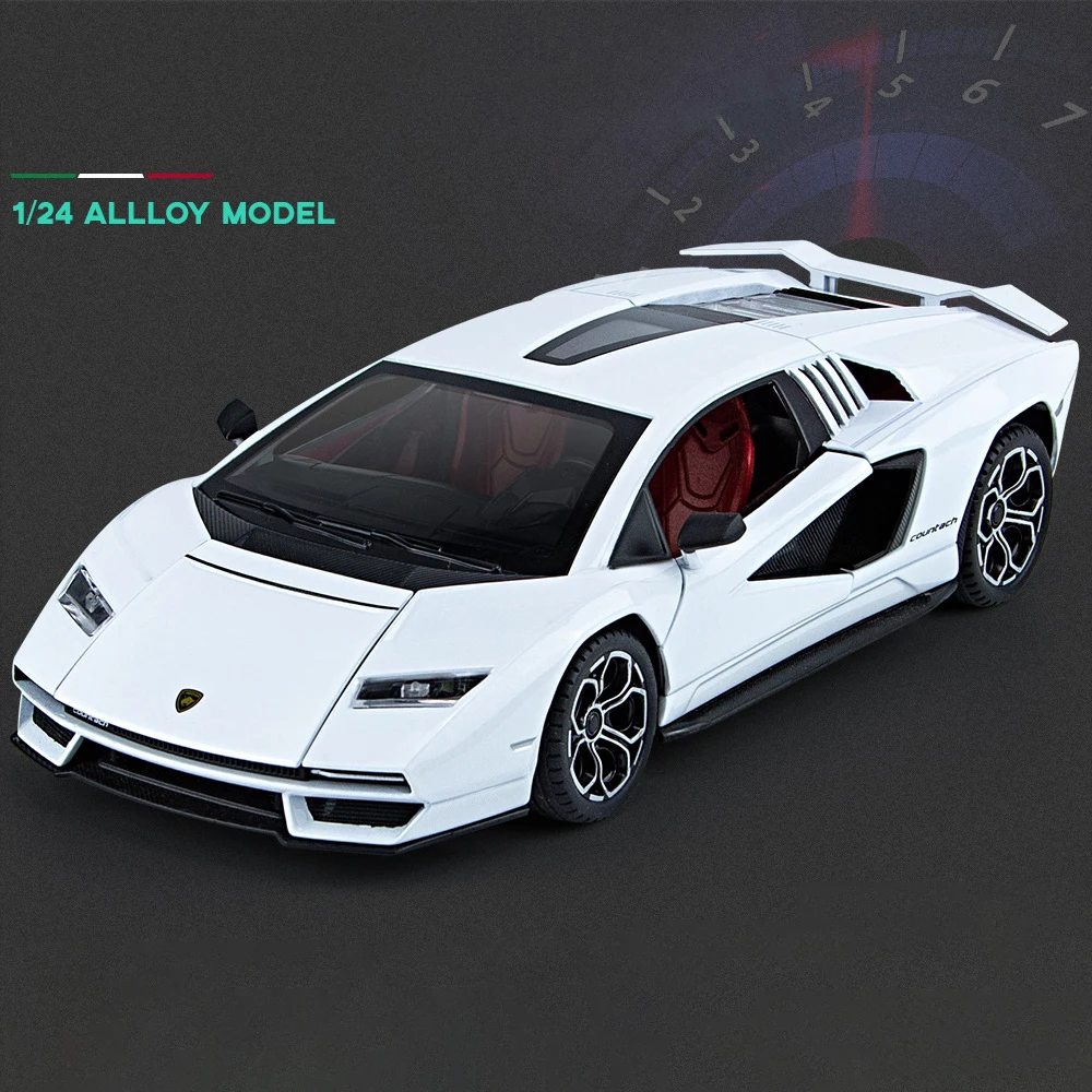 White 1/24 Scale Supercar Model by WELLY 7 White 1/24 Scale Supercar Model by WELLY - Image 7