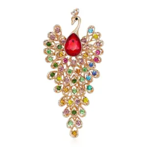 Elegant Ethnic Peacock Brooch for Women and Men 11 S9368b506ca9843e4a0081dcd41c5d7b0y