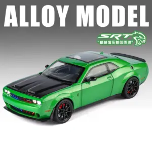 Green 1:24 Dodge Challenger SRT Hellcat Redeye Model 15 S936be24c6c0f43bea560bf19f5e735619