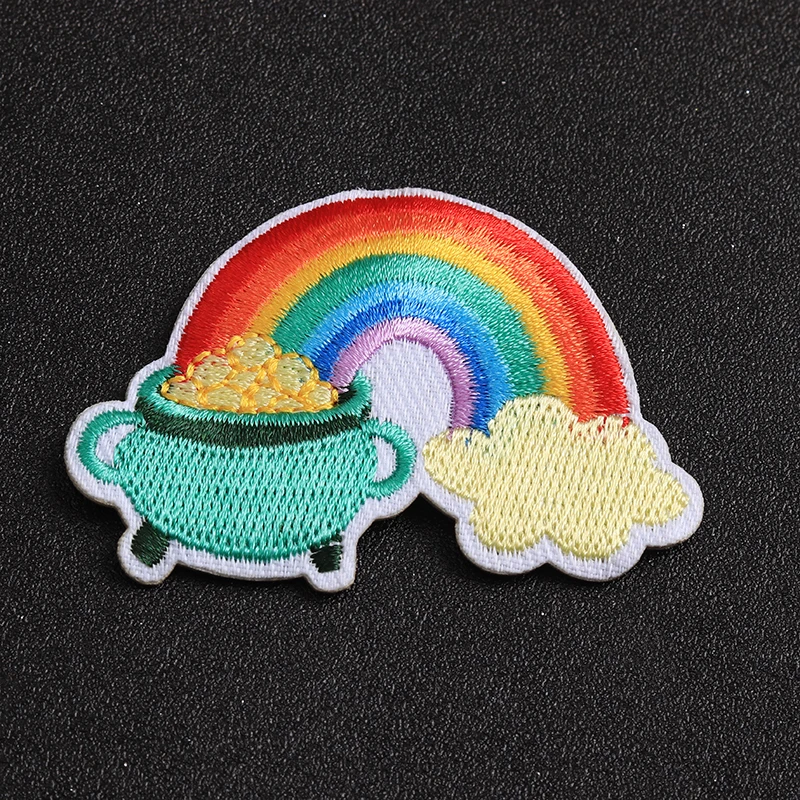 Colorful Cloud Patch Set - 5 Unique Patches 4 Colorful Cloud Patch Set - 5 Unique Patches - Image 4