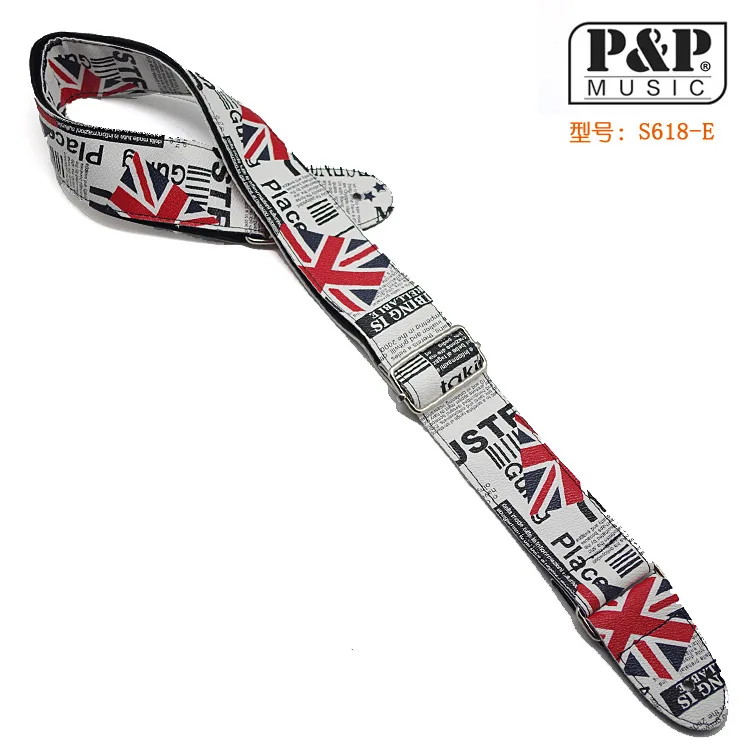 British Flag Guitar Strap with Urban Design 9 British Flag Guitar Strap with Urban Design - Image 9