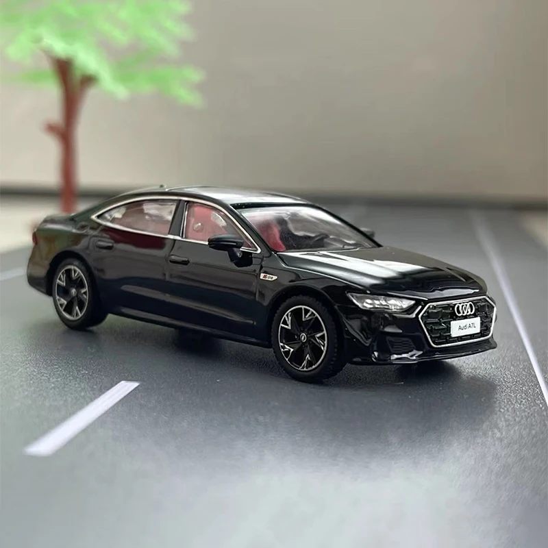Black 1:64 Scale A7L Sedan Diecast Model 3 Black 1:64 Scale A7L Sedan Diecast Model - Image 3