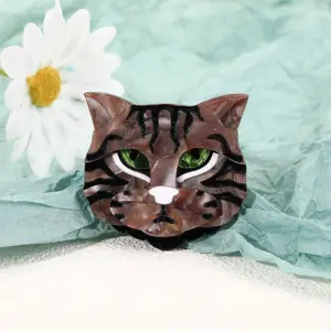 Green-Eyed Cat Brooch Acrylic Accessory 7 S93cc4adff5234bc19ebba3827ad4bb4c4