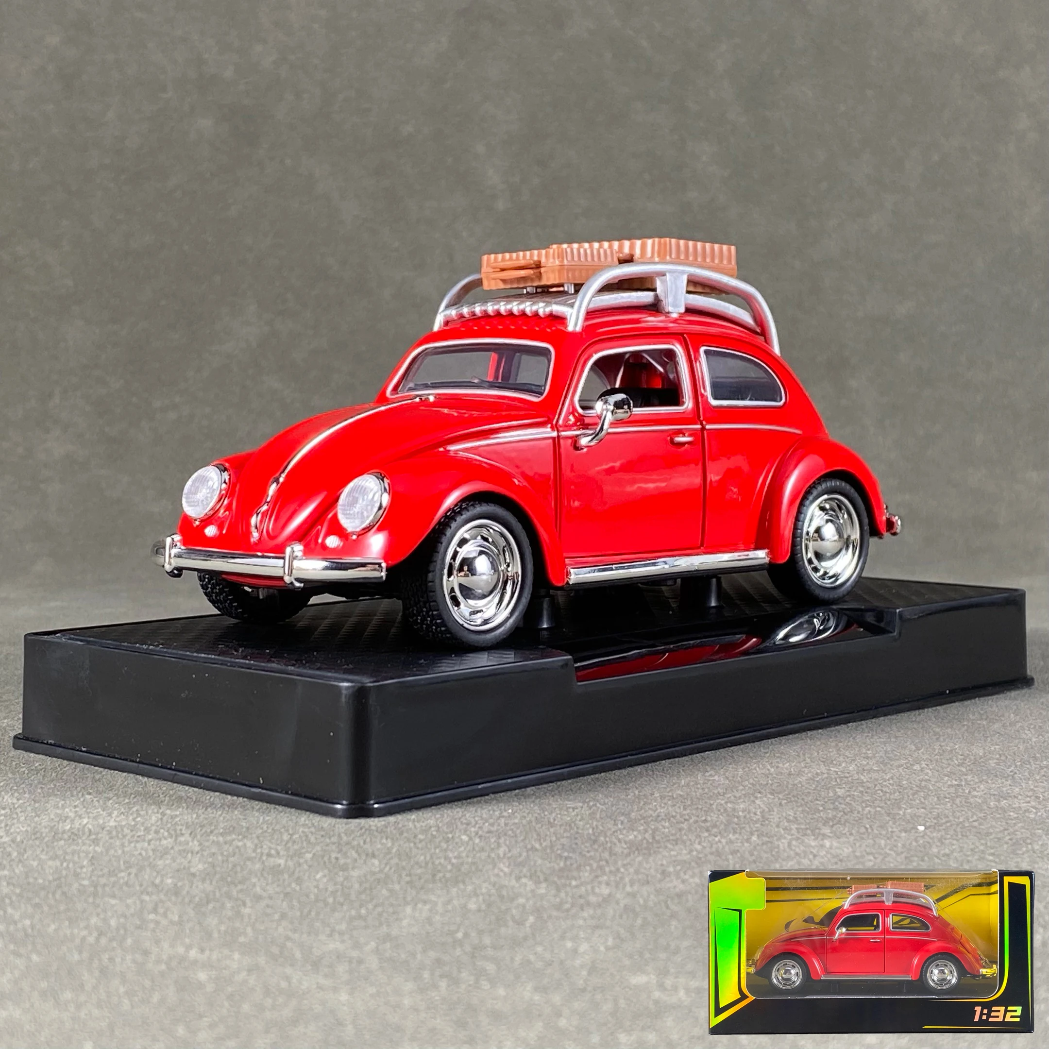 1:32 Scale Vintage Volkswagen Beetle Diecast Model 7 1:32 Scale Vintage Volkswagen Beetle Diecast Model - Image 7