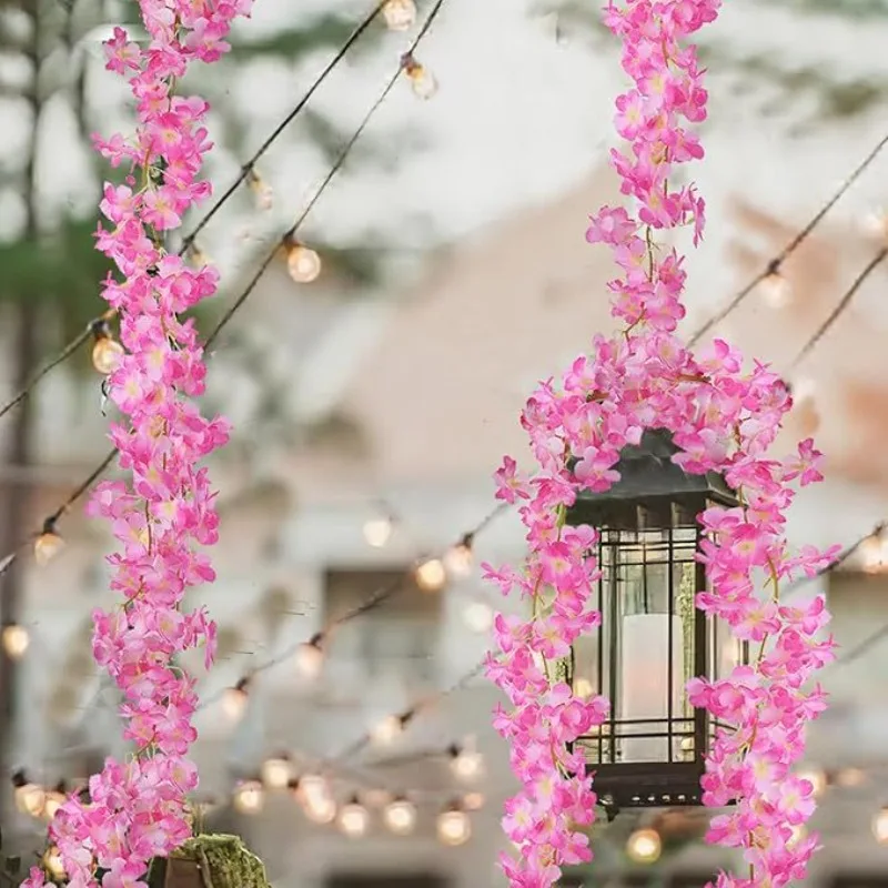 Artificial Cherry Blossom Vine 180cm for Indoor Decor 4 Artificial Cherry Blossom Vine 180cm for Indoor Decor - Image 4