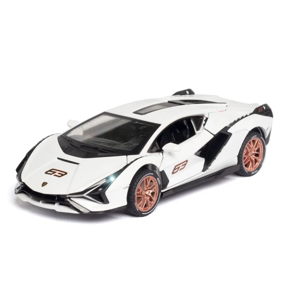 1:32 Scale Diecast Lamborghini Sian Model 2 1:32 Scale Diecast Lamborghini Sian Model - Image 2
