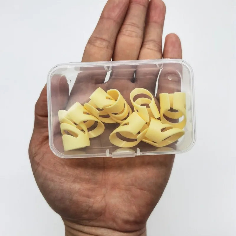 Beige Guitar Finger Picks Set for Adults 4 Beige Guitar Finger Picks Set for Adults - Image 4