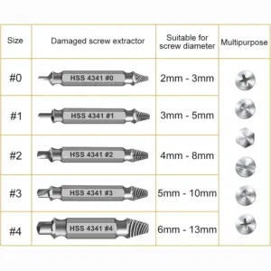 6-Piece High-Speed Steel Screw Puller Set 10 S943221407040450d817955b1acb687d5q