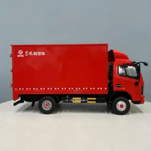 Defective 1:24 Red Dongfeng Dolica Truck Model 10 S943beccfc5a744249bc2cada9bab63ce0