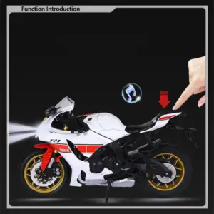 Yamaha YZF-R1 1:12 Diecast Motorcycle Model 12 S9447d99e5634481da440386a84be7180N