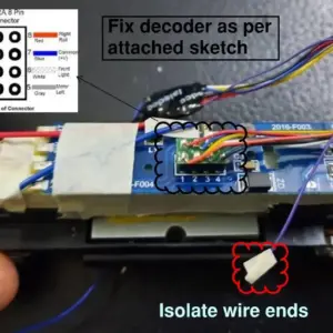 HO Scale 1:87 DCC Circuit Board for Model Trains 10 S9458d184d3bc49c7971f151f4be819c1E
