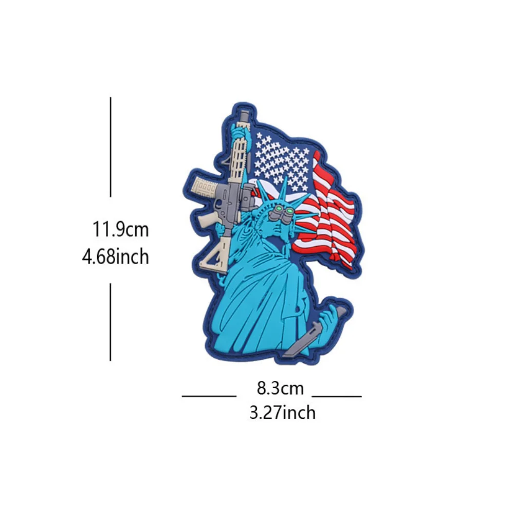 Patriotic PVC Rubber Patch Set for Tactical Gear 2 Patriotic PVC Rubber Patch Set for Tactical Gear - Image 2