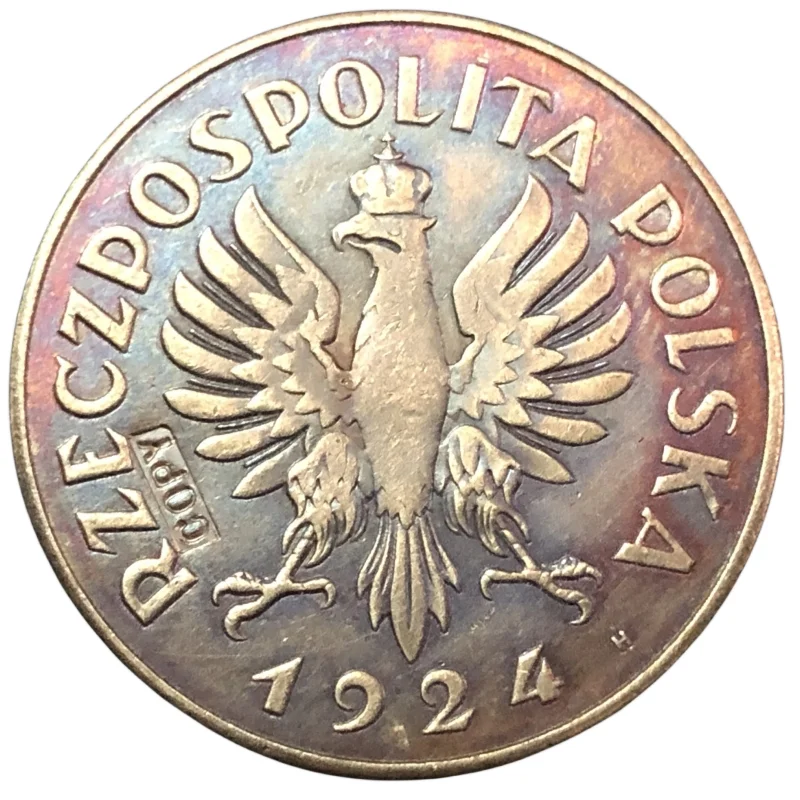 1924 Polish 2 Zlote Vintage Replica Coin 1 1924 Polish 2 Zlote Vintage Replica Coin