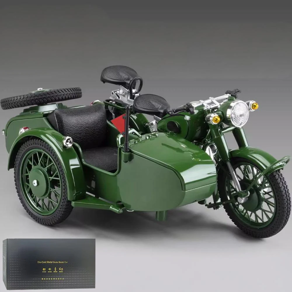 Vintage Military Tricycle Motorcycle Model Replica 9 Vintage Military Tricycle Motorcycle Model Replica - Image 9
