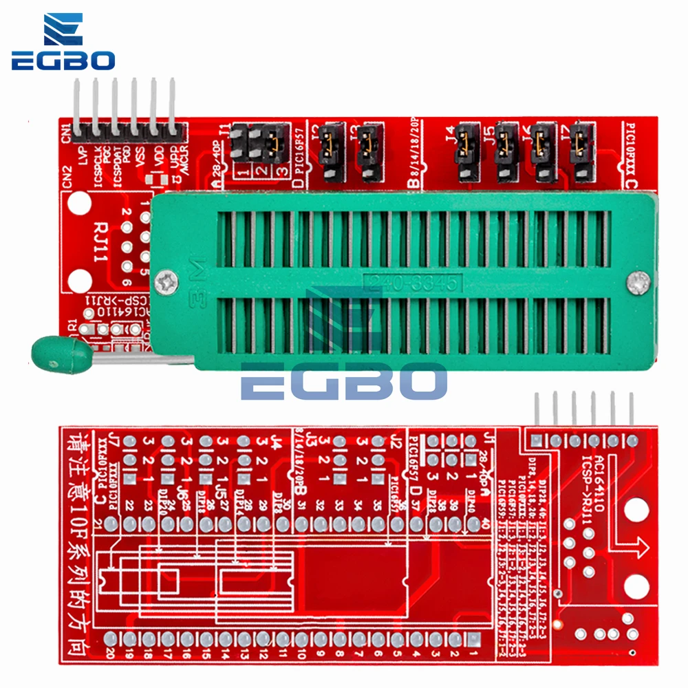 Red PIC Programming Adapter Set for PICkit 2/3 6 Red PIC Programming Adapter Set for PICkit 2/3 - Image 6