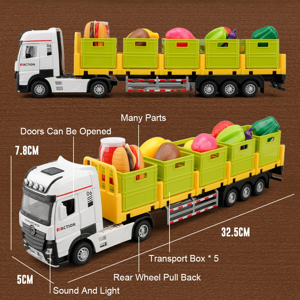 1:32 Scale Logging Truck with Sound and Light 2 1:32 Scale Logging Truck with Sound and Light - Image 2