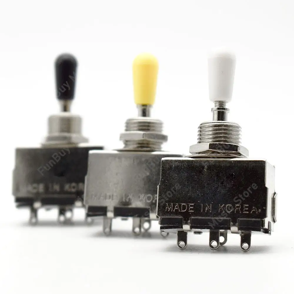 Chrome Box-Style 3-Way Guitar Switch Model 0603 6 Chrome Box-Style 3-Way Guitar Switch Model 0603 - Image 6