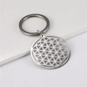 Stainless Steel Flower of Life Keychain 13 S95151ac2b68d4a548c67406b4a4c6241O