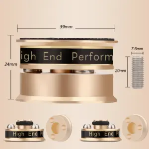 Premium Aluminum Speaker Feet with Vibration Isolation 9 S951a087a29504ff0a328ba40f30d91751