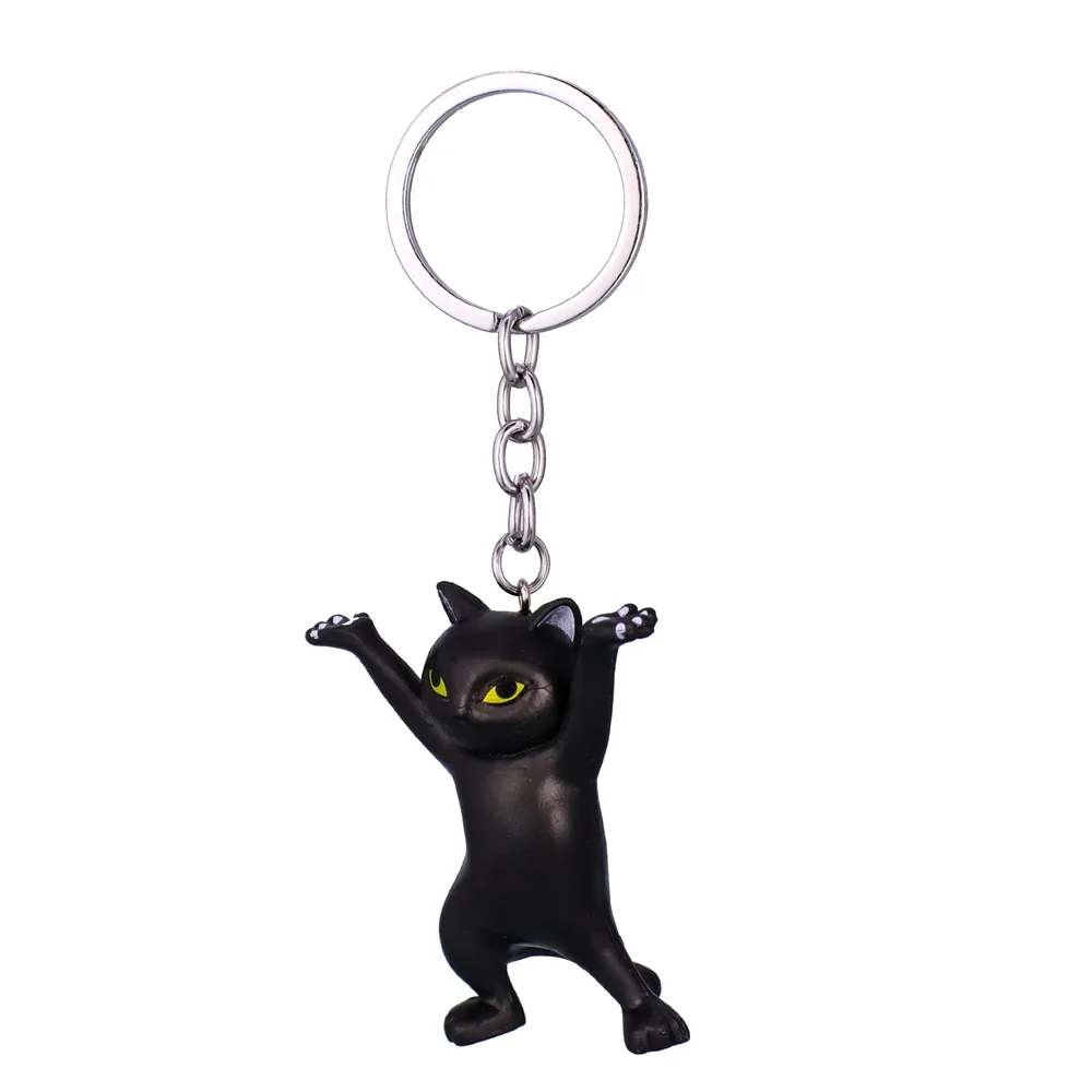 Colorful Cartoon Cat Keychain for Bags and Keys 8 Colorful Cartoon Cat Keychain for Bags and Keys - Image 8