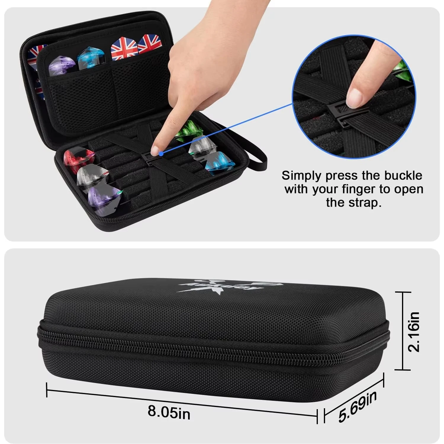 Darts Organizer Case for Up to 12 Darts 5 Darts Organizer Case for Up to 12 Darts - Image 5