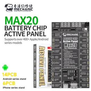 MECHANIC MAX20 Battery Fast Charging Activation Test Board for IPhone 8-16 Series Android Repair Battery Activation Test Tool