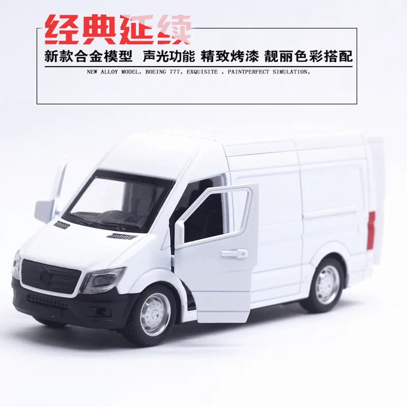 Vivid 1:32 Yellow Sprinter Van Diecast Model 9 Vivid 1:32 Yellow Sprinter Van Diecast Model - Image 9