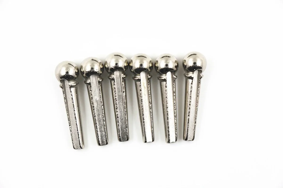 Metal Guitar Bridge Pins Set for Acoustic & Electric 5 Metal Guitar Bridge Pins Set for Acoustic & Electric - Image 5