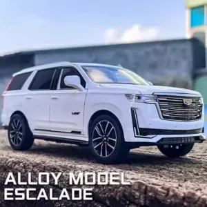 White Cadillac Escalade Diecast Model 1:24 Scale