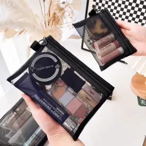 Large Capacity Mesh Cosmetic Bag for Travel 15 S95adc2278a7f4990b04c4980a35e52f93