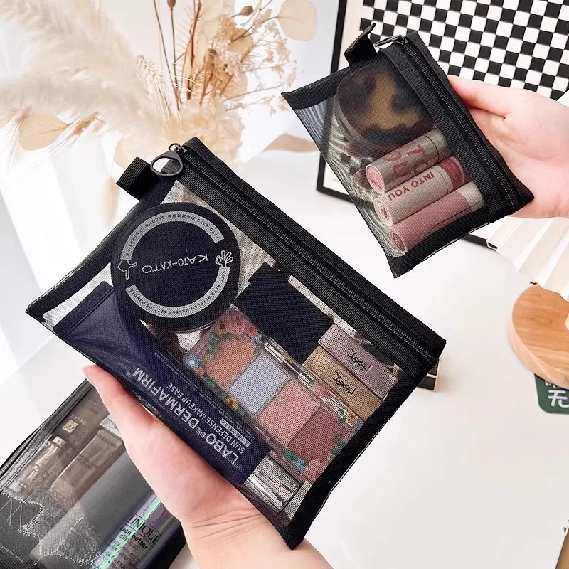 Large Capacity Mesh Cosmetic Bag for Travel 6 Large Capacity Mesh Cosmetic Bag for Travel - Image 6