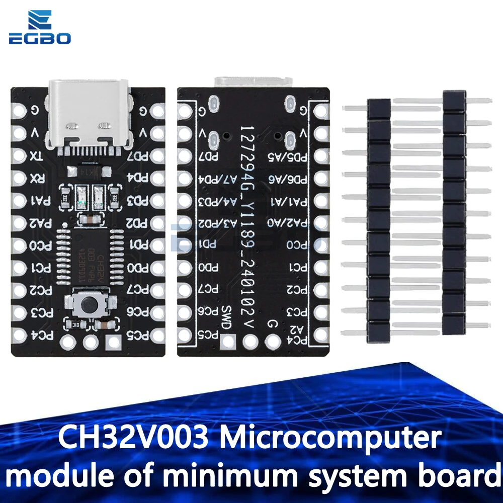 CH32V003F4P6 RISC-V Microcontroller Module 1 CH32V003F4P6 RISC-V Microcontroller Module