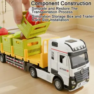 1:32 Scale Logging Truck with Sound and Light 12 S95e4f225de954f12a2f8b4539f90cfcad
