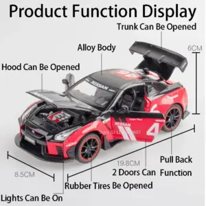 1:22 Scale Alloy Toyota Supra Model Car 11 S95e8c43b5c0e40b59a146015504bd8127