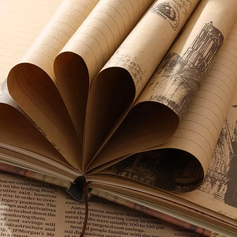 Vintage European Style Notebook with Artistic Cover 5 Vintage European Style Notebook with Artistic Cover - Image 5